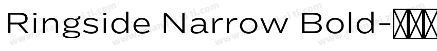 Ringside Narrow Bold字体转换
